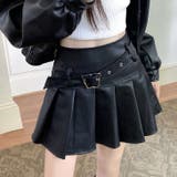 ヴィンテージ Puレザープリーツスカート | Achic | 詳細画像22 