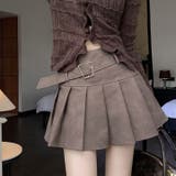 ヴィンテージ Puレザープリーツスカート | Achic | 詳細画像23 