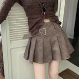 ヴィンテージ Puレザープリーツスカート | Achic | 詳細画像24 