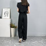 ロンパース ワイドロンパース フリルスリーブ | Achic | 詳細画像9