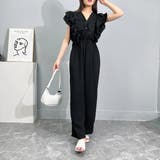 ロンパース ワイドロンパース フリルスリーブ | Achic | 詳細画像10