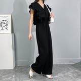 ロンパース ワイドロンパース フリルスリーブ | Achic | 詳細画像11