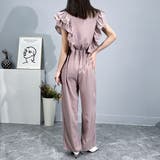 ロンパース ワイドロンパース フリルスリーブ | Achic | 詳細画像7