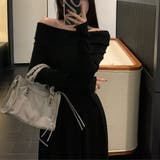 セクシーオフショルダーロングワンピース | Achic | 詳細画像21