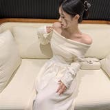 セクシーオフショルダーロングワンピース | Achic | 詳細画像2