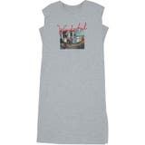 ライトグレー | ノースリーブプリントワンピース | Achic