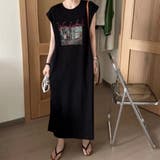 ノースリーブプリントワンピース | Achic | 詳細画像5