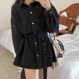 2wayデニムシャツワンピースジャケット | Achic | 詳細画像11 