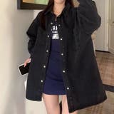 2wayデニムシャツワンピースジャケット | Achic | 詳細画像16 