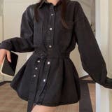 2wayデニムシャツワンピースジャケット | Achic | 詳細画像6 