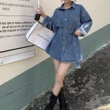 2wayデニムシャツワンピースジャケット | Achic | 詳細画像8 