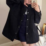 2wayデニムシャツワンピースジャケット | Achic | 詳細画像9 