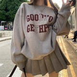 スウェットロゴトレーナー&プリーツミニスカートセットアップ | Achic | 詳細画像24
