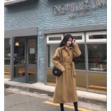 エコウール ノーカラーコート ロングコート | Achic | 詳細画像3