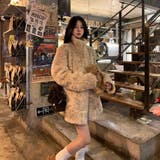 シンプルモコモコオーバーサイズアウター | Achic | 詳細画像13