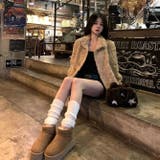 シンプルモコモコオーバーサイズアウター | Achic | 詳細画像16