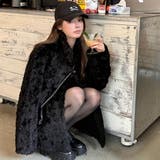 シンプルモコモコオーバーサイズアウター | Achic | 詳細画像28