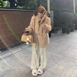 シンプルモコモコオーバーサイズアウター | Achic | 詳細画像4