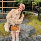 シンプルモコモコオーバーサイズアウター | Achic | 詳細画像8