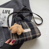 【2タイプ生地選べる】2WAYミニ ハンド チェック柄ショルダーバッグ | Achic | 詳細画像17 