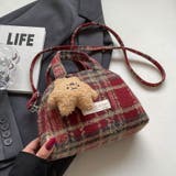 【2タイプ生地選べる】2WAYミニ ハンド チェック柄ショルダーバッグ | Achic | 詳細画像21 