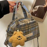 【2タイプ生地選べる】2WAYミニ ハンド チェック柄ショルダーバッグ | Achic | 詳細画像23 