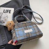 【2タイプ生地選べる】2WAYミニ ハンド チェック柄ショルダーバッグ | Achic | 詳細画像24 
