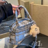 【2タイプ生地選べる】2WAYミニ ハンド チェック柄ショルダーバッグ | Achic | 詳細画像25 