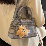 【2タイプ生地選べる】2WAYミニ ハンド チェック柄ショルダーバッグ | Achic | 詳細画像28 