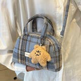 【2タイプ生地選べる】2WAYミニ ハンド チェック柄ショルダーバッグ | Achic | 詳細画像6 