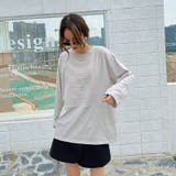 立体ロゴTシャツ オーバーサイズ ビッグシルエット | LADY LIKE  | 詳細画像16 