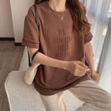 立体ロゴTシャツ オーバーサイズ ビッグシルエット | LADY LIKE  | 詳細画像5 
