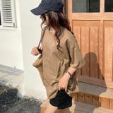 立体ロゴTシャツ オーバーサイズ ビッグシルエット | LADY LIKE  | 詳細画像8 