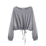 裾ドロストショート丈トップス トップス ロングTシャツ | LADY LIKE | 詳細画像32