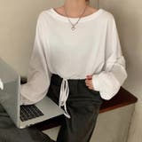 裾ドロストショート丈トップス トップス ロングTシャツ | LADY LIKE | 詳細画像10