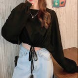 裾ドロストショート丈トップス トップス ロングTシャツ | LADY LIKE | 詳細画像20