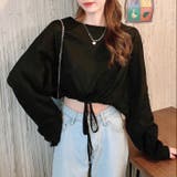 裾ドロストショート丈トップス トップス ロングTシャツ | LADY LIKE | 詳細画像21
