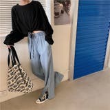 裾ドロストショート丈トップス トップス ロングTシャツ | LADY LIKE | 詳細画像6