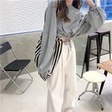 裾ドロストショート丈トップス トップス ロングTシャツ | LADY LIKE | 詳細画像7