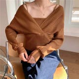 レイヤード風ドルマンニット トップス ドッキング | LADY LIKE | 詳細画像10