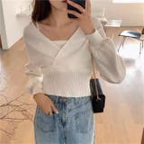 レイヤード風ドルマンニット トップス ドッキング | LADY LIKE | 詳細画像15