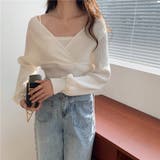 レイヤード風ドルマンニット トップス ドッキング | LADY LIKE | 詳細画像16