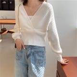 レイヤード風ドルマンニット トップス ドッキング | LADY LIKE | 詳細画像18