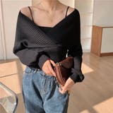 レイヤード風ドルマンニット トップス ドッキング | LADY LIKE | 詳細画像29