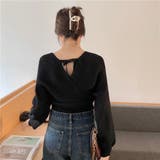 レイヤード風ドルマンニット トップス ドッキング | LADY LIKE | 詳細画像36