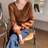 レイヤード風ドルマンニット トップス ドッキング | LADY LIKE | 詳細画像38