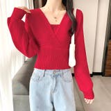 レイヤード風ドルマンニット トップス ドッキング | LADY LIKE | 詳細画像8