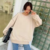 立体ロゴアウトステッチトレーナー スウェット スエット | LADY LIKE | 詳細画像10