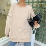 立体ロゴアウトステッチトレーナー スウェット スエット | LADY LIKE | 詳細画像11