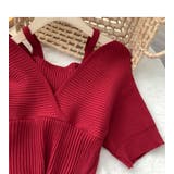 カシュクール風半袖ドッキングニット ドッキング 重ね着 | LADY LIKE  | 詳細画像17 